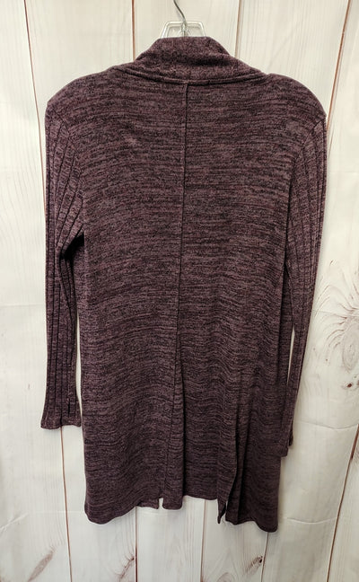 Ink Love and Peace Women's Size XS Purple Cardigan