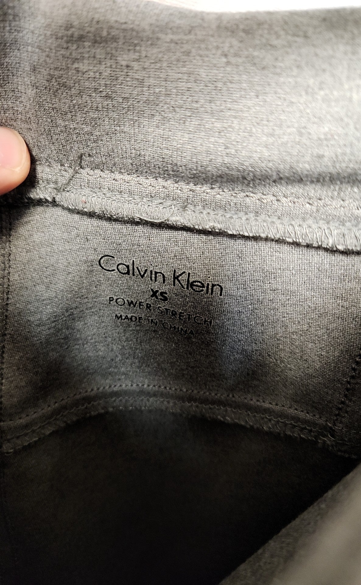 Calvin Klein Women's Size XS Gray Pants