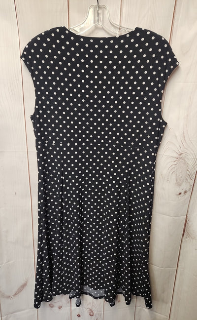 Chaps Women's Size XL Petite Black Dress