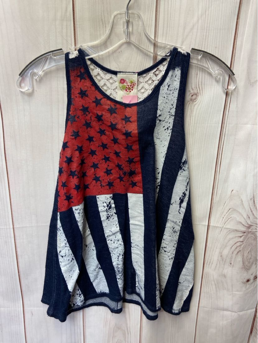 Kiddo Women's Size 6 Navy Sleeveless Top