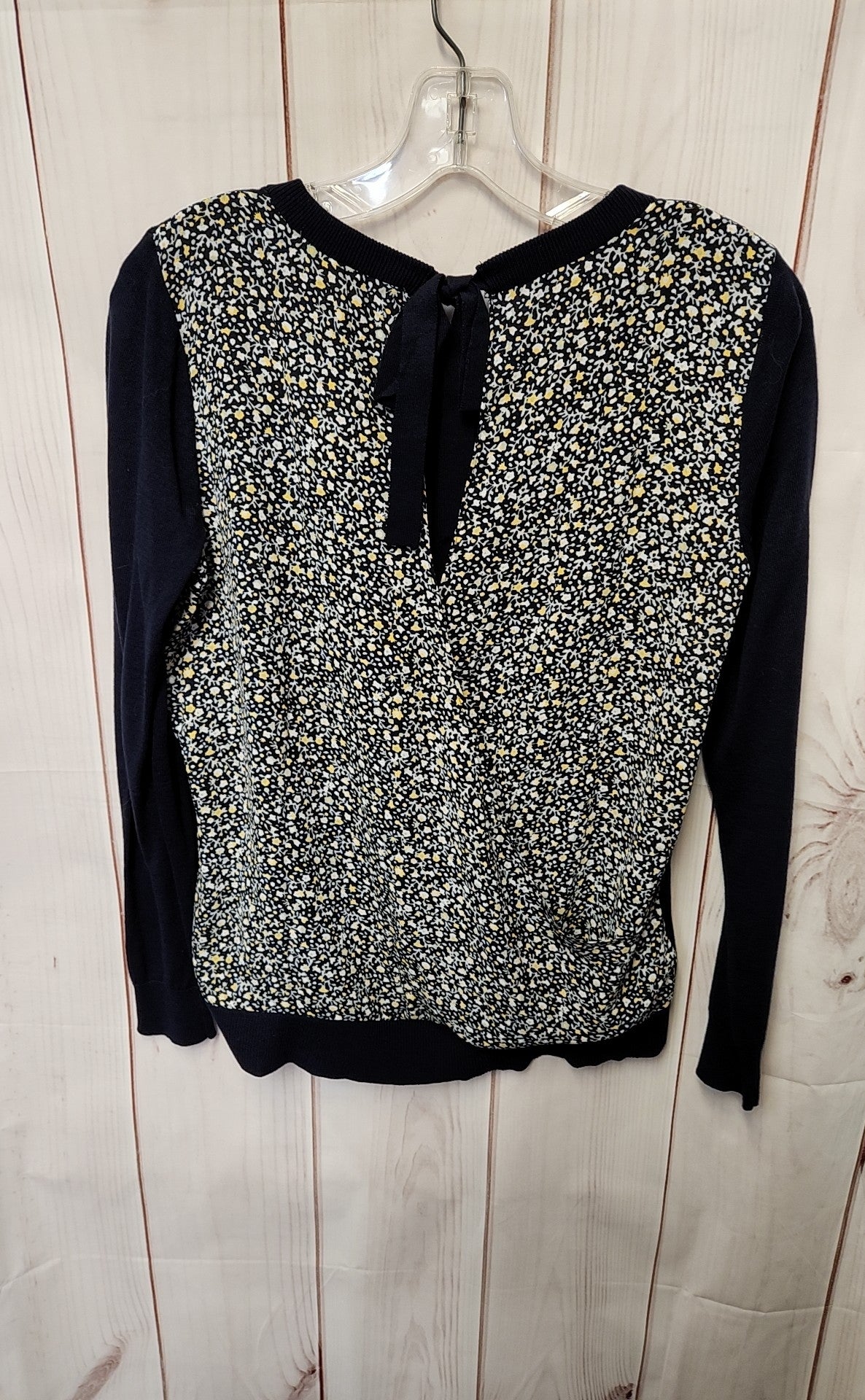 Loft Women's Size XS Petite Navy Long Sleeve Top