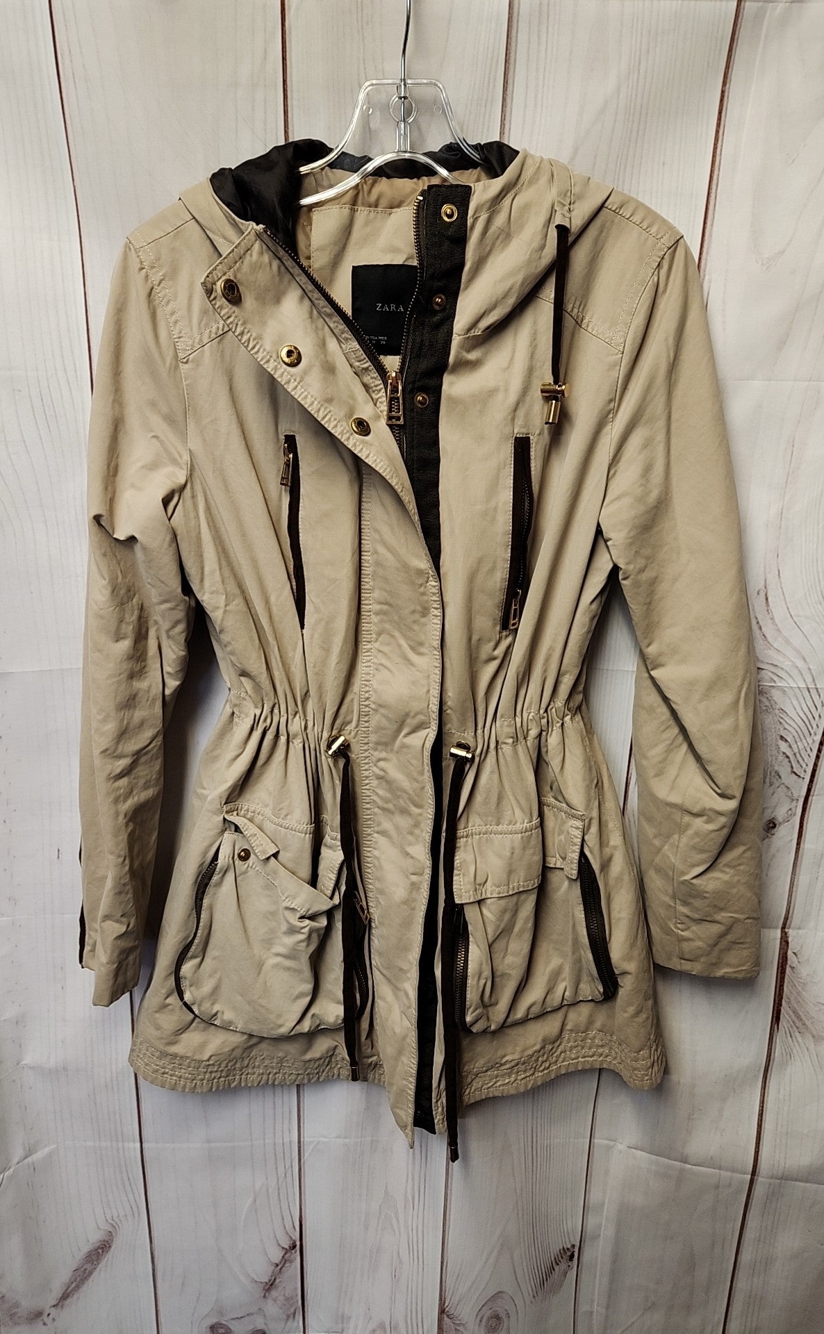 Zara Women's Size M Beige Coat