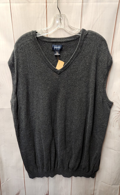 Harbor Bay Men's Size 2X Gray Vest