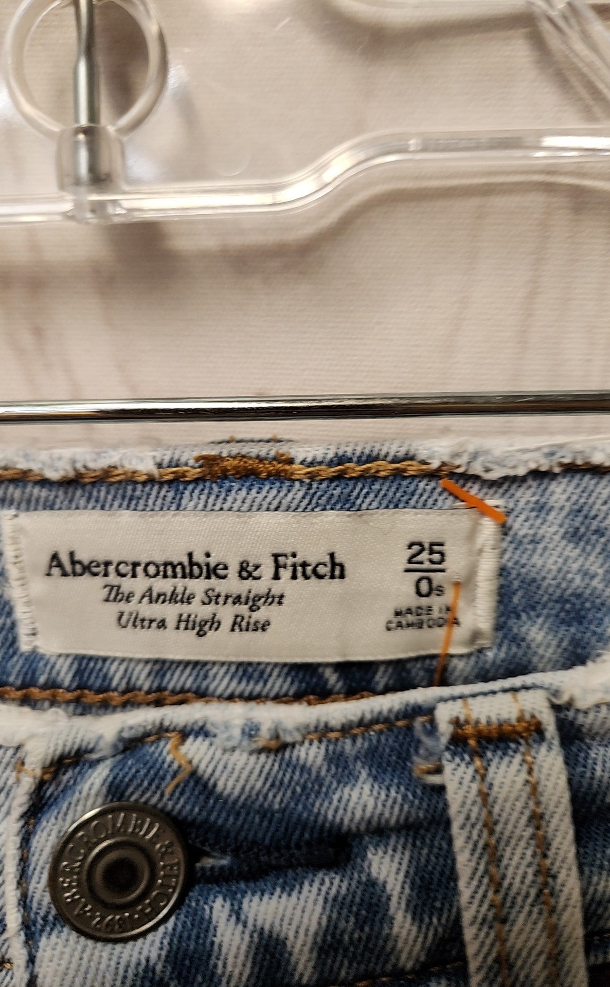 Abercrombie & Fitch Women's Size 25 (0) Blue Jeans The Ankle Straight