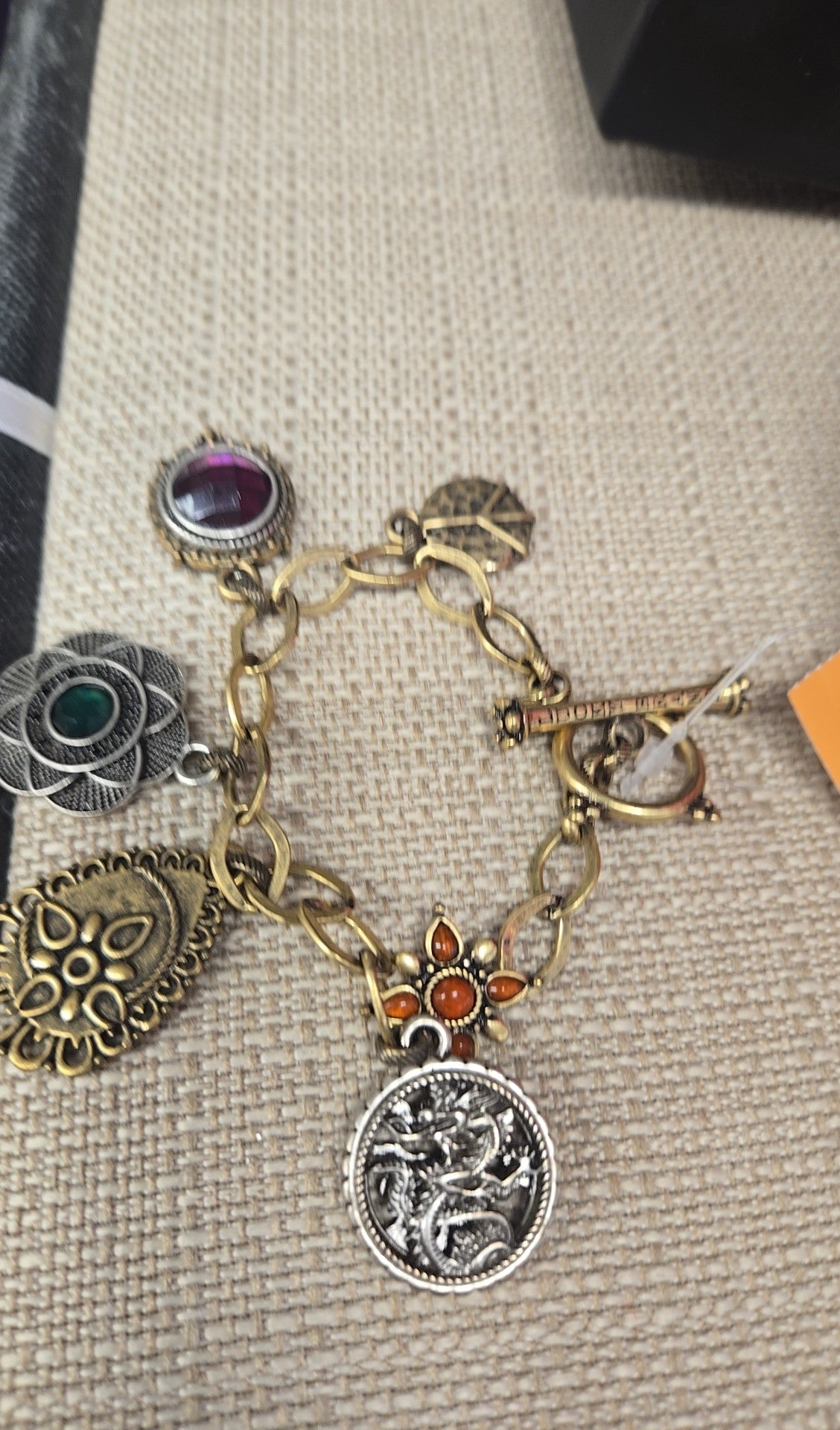 Lucky Brand Gold Charm Bracelet