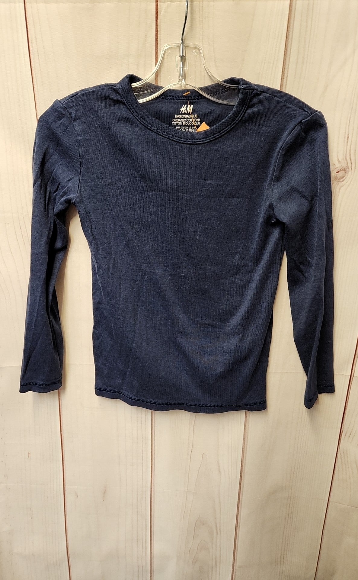 H&M Boy's Size 6/7 Navy Shirt