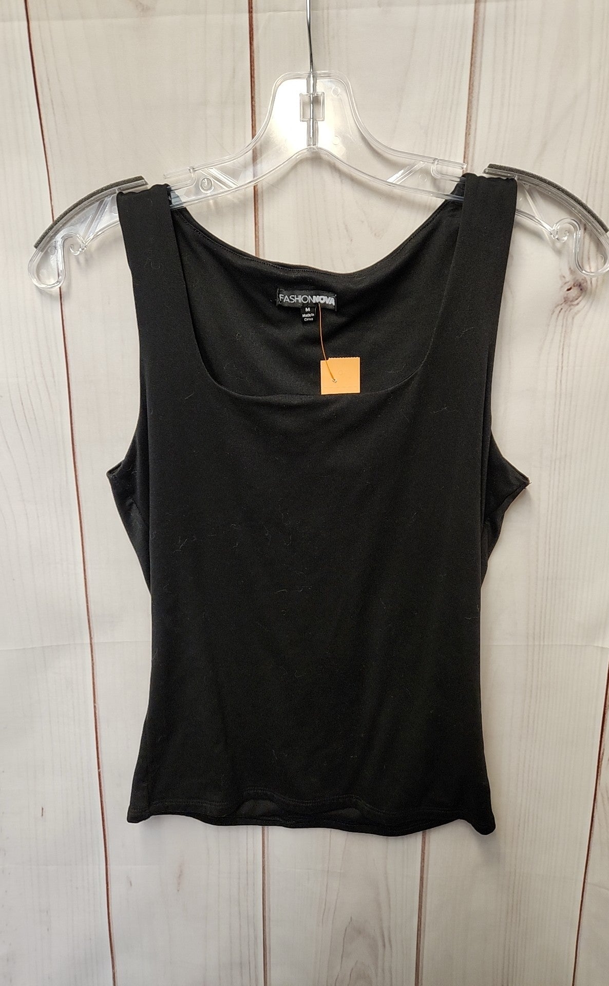 Fashion Nova Women's Size M Black Sleeveless Top