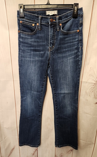 Madewell Women's Size 25 (0) Blue Jeans Cali Demi-boot