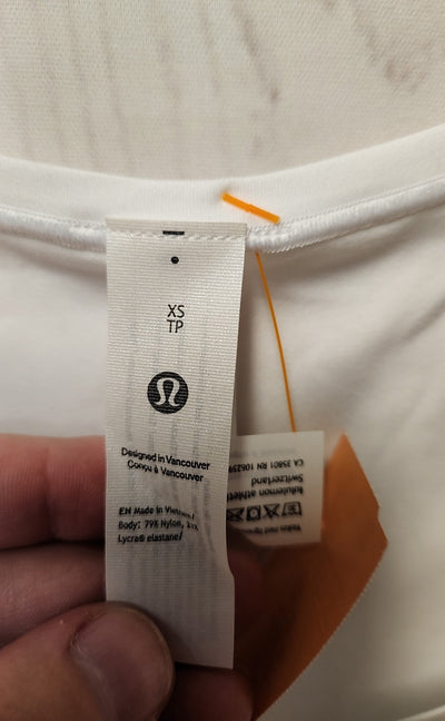 NWT Lululemon Women's Size XS White Bodysuit