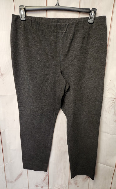J Jill Women's Size L Petite Gray Pants Slim Leg