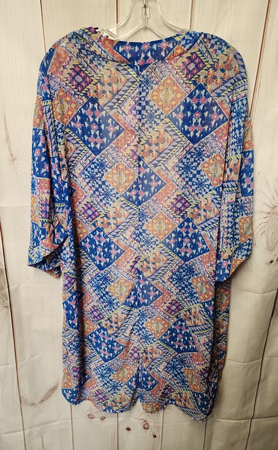 Alya Women's Size S Blue Cardigan