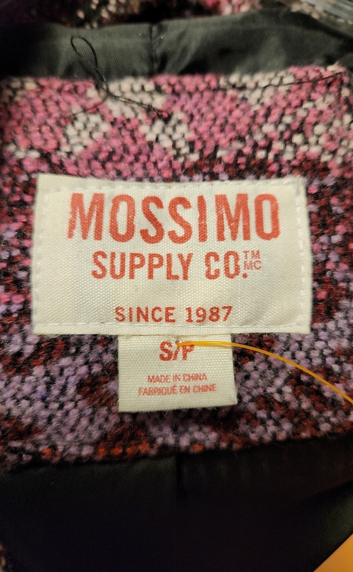 Mossimo Women's Size S Pink Coat