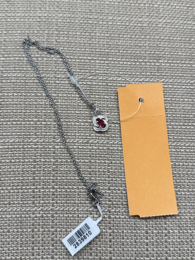 316L Stainless Steel Red Stone Necklace