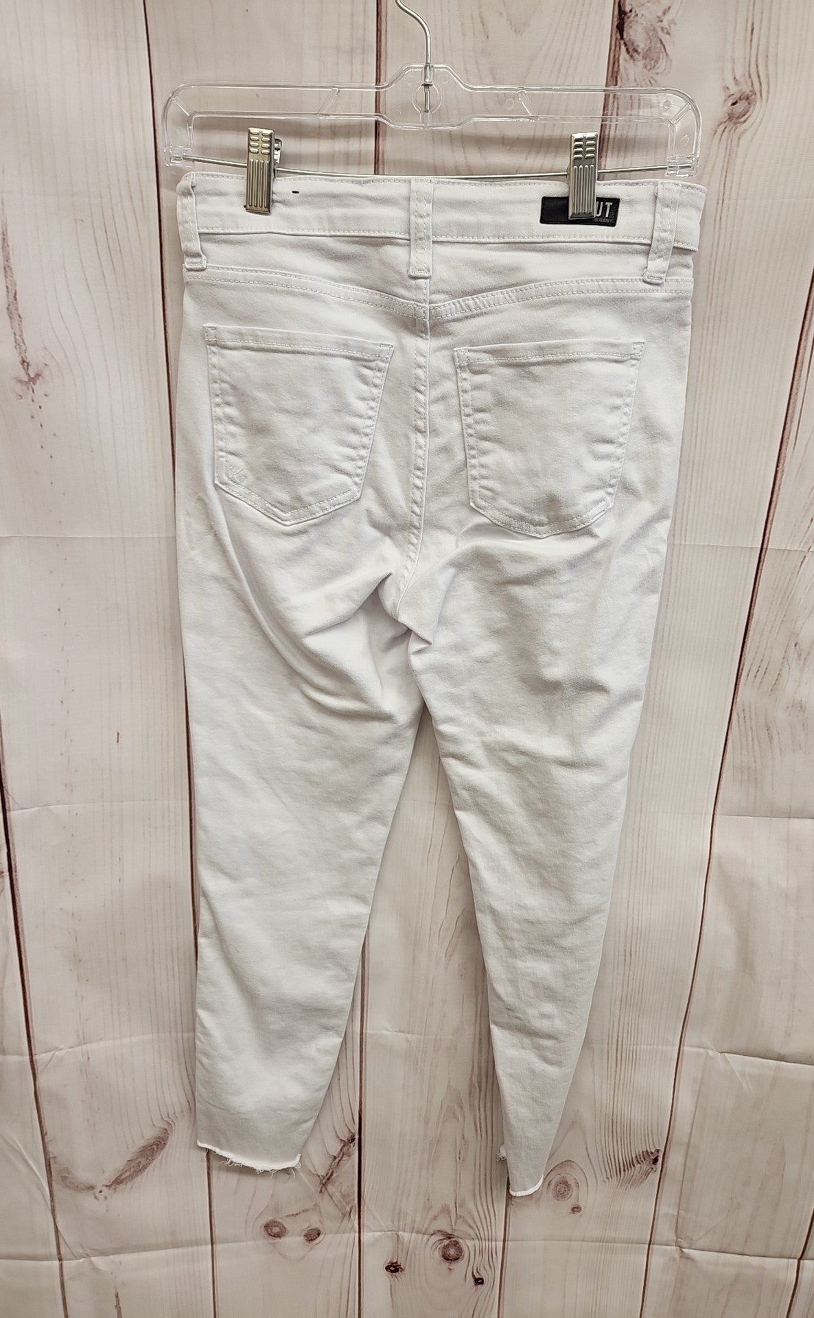 Kut from the Kloth Women's Size 25 (0) Connie High Rise Ankle Skinny White Jeans