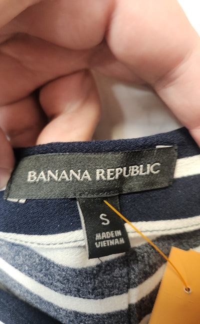 Banana Republic Women's Size S Navy Long Sleeve Top