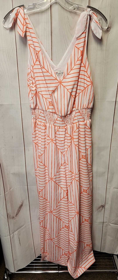 Vineyard Vines Women's Size M White & Coral Jumpsuit