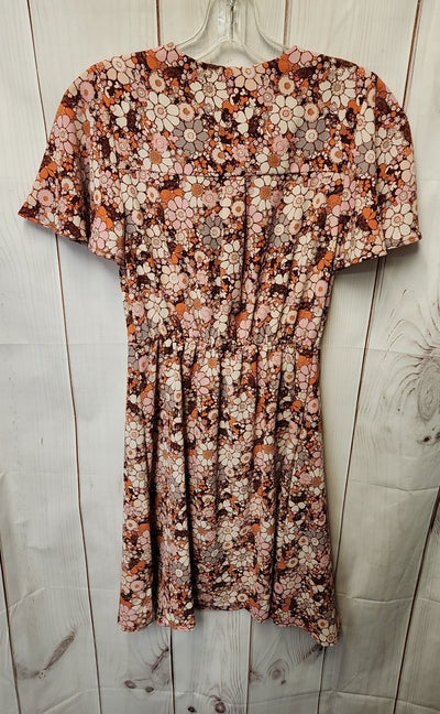 Monteau Women's Size XS Pink Floral Dress