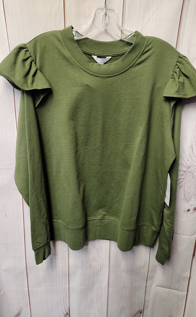 NWT Time and Tru Women's Size L Green Long Sleeve Top