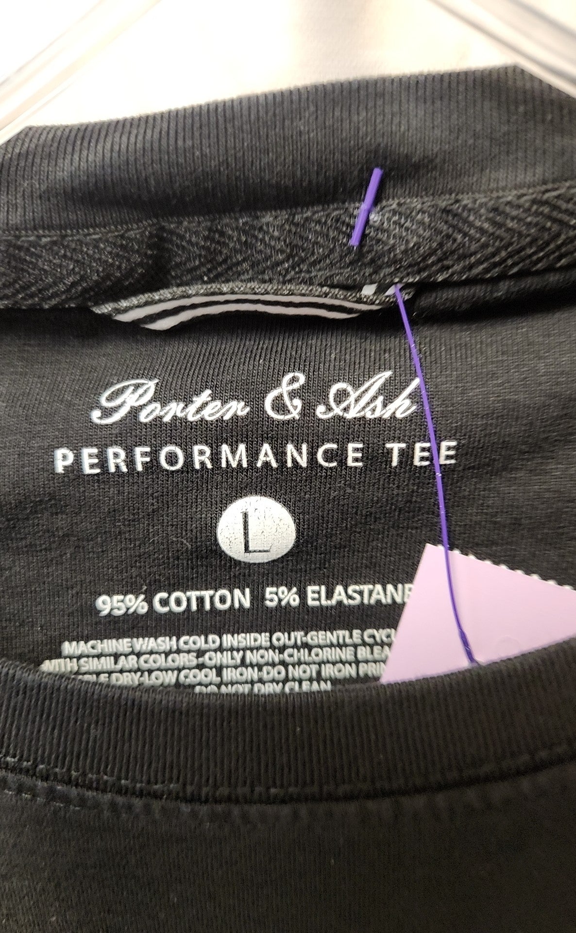 Porter & Ash Men's Size L Black Shirt
