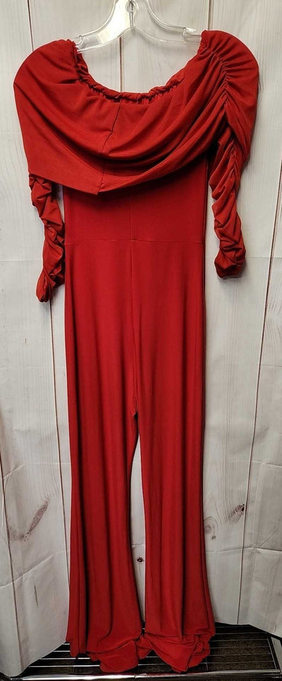 Club L London Women's Size 4 Red Jumpsuit