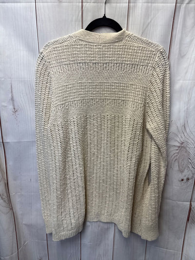LL Bean Women's Size L White Cardigan