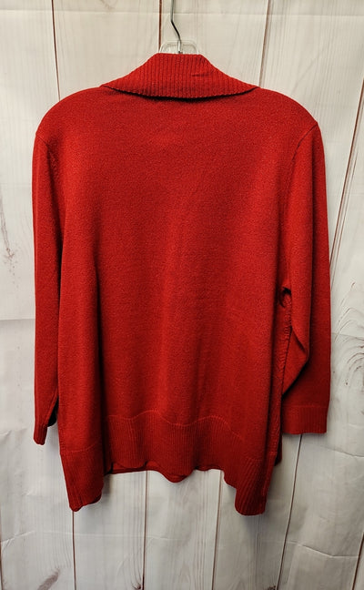Basic Edition Women's Size XL Red Sweater