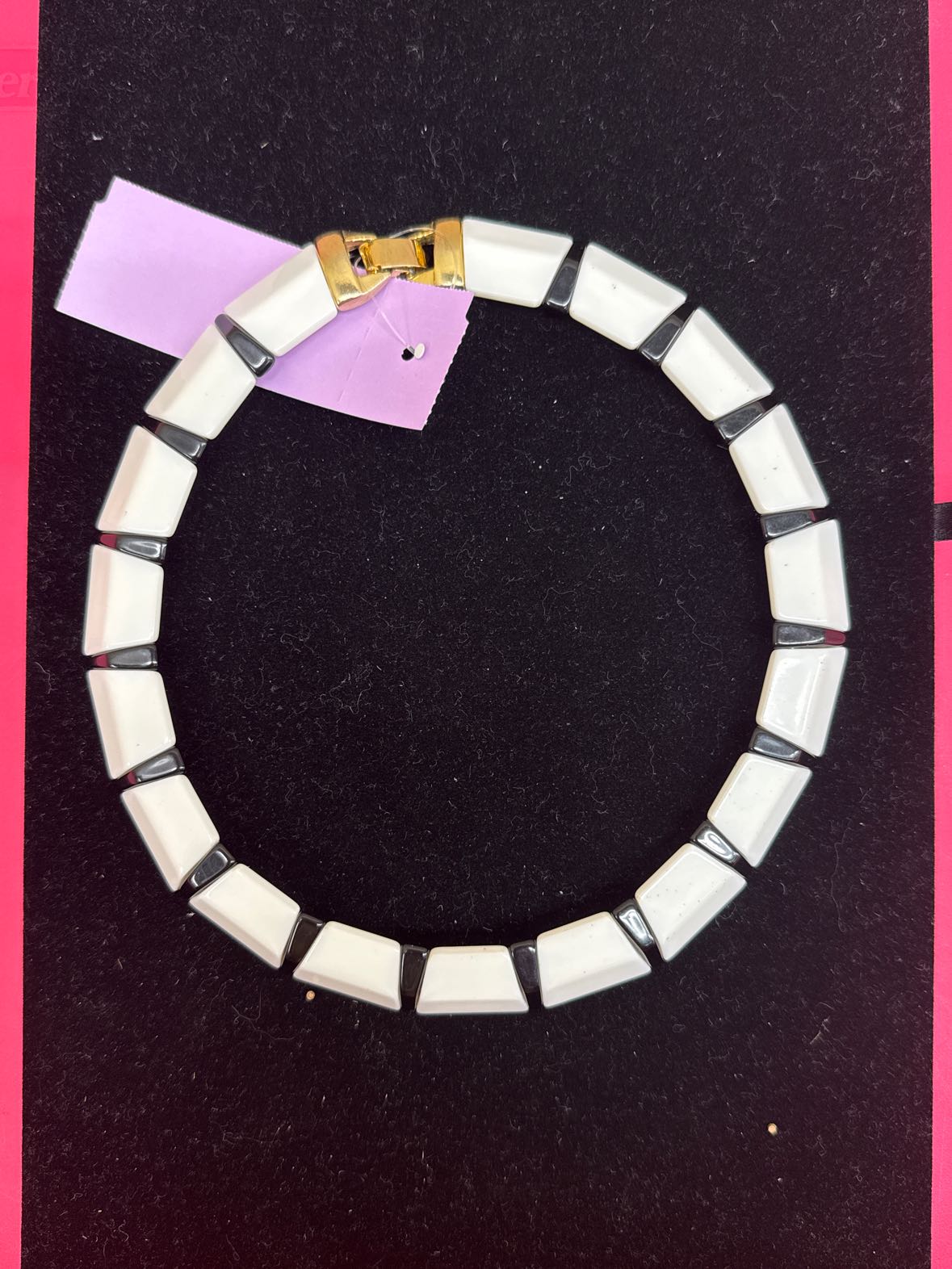 Black & White Bead Necklace