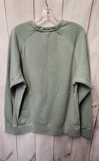 Reebok Women's Size L Green Sweatshirt
