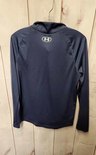 Under Armour Boy's Size 14 Navy Shirt