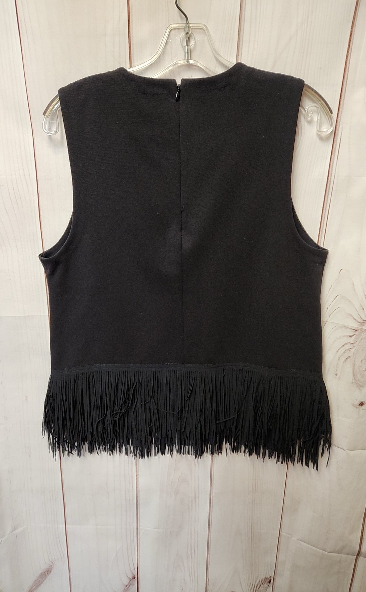 J Crew Women's Size L Black Sleeveless Top