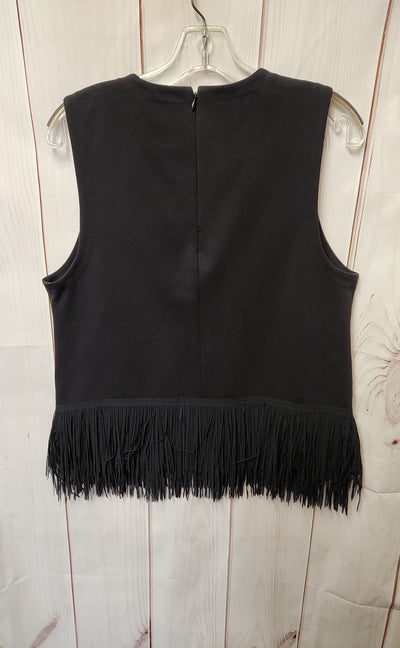 J Crew Women's Size L Black Sleeveless Top