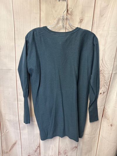 Garnet Hill Women's Size XS Teal Long Sleeve Top