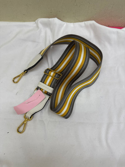 Gray & Yellow Bag Strap
