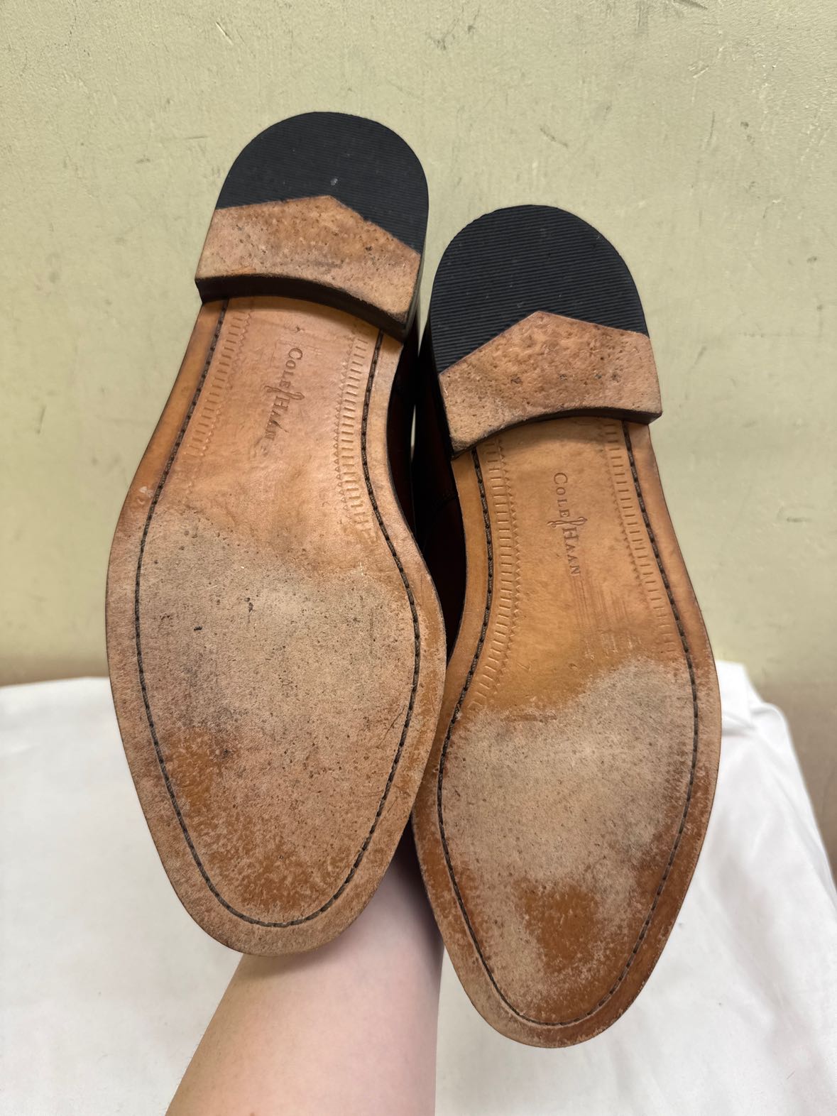 Cole Haan Men's Size 9-1/2 Brown Leather Shoes