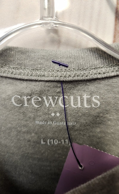 Crewcuts Boy's Size 10 Gray Shirt