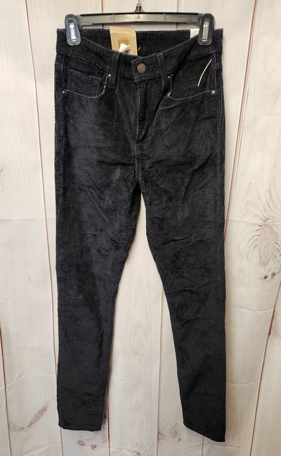 NWT Levis Women's Size 27 (3-4) Black Pants 721 High Rise Skinny