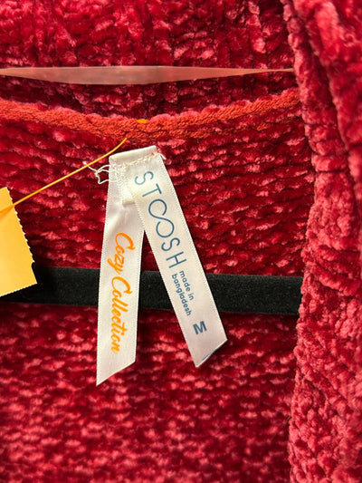 Stoosh Women's Size M Red Cardigan