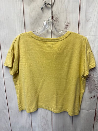 Madewell Women's Size S Yellow Short Sleeve Top
