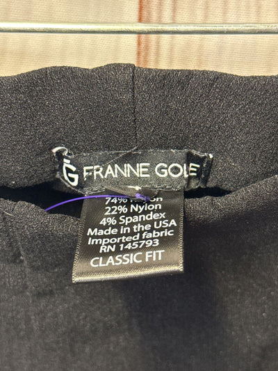 Franne Golde Women's Size 4 Black Pants