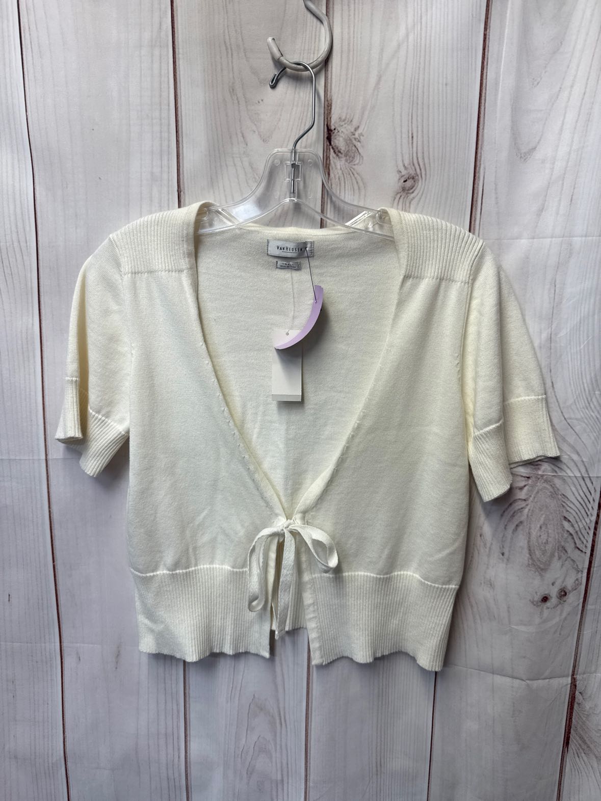 NWT Van Heusen Women's Size S White Cardigan