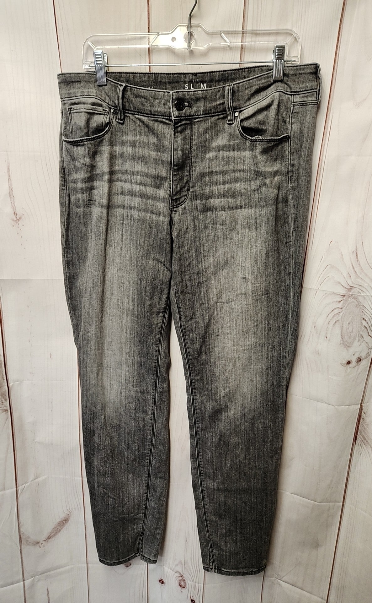 White House Black Market Women's Size 32 (13-14) Gray Jeans The Slim