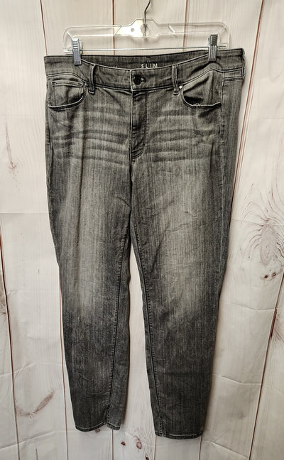 White House Black Market Women's Size 32 (13-14) Gray Jeans The Slim