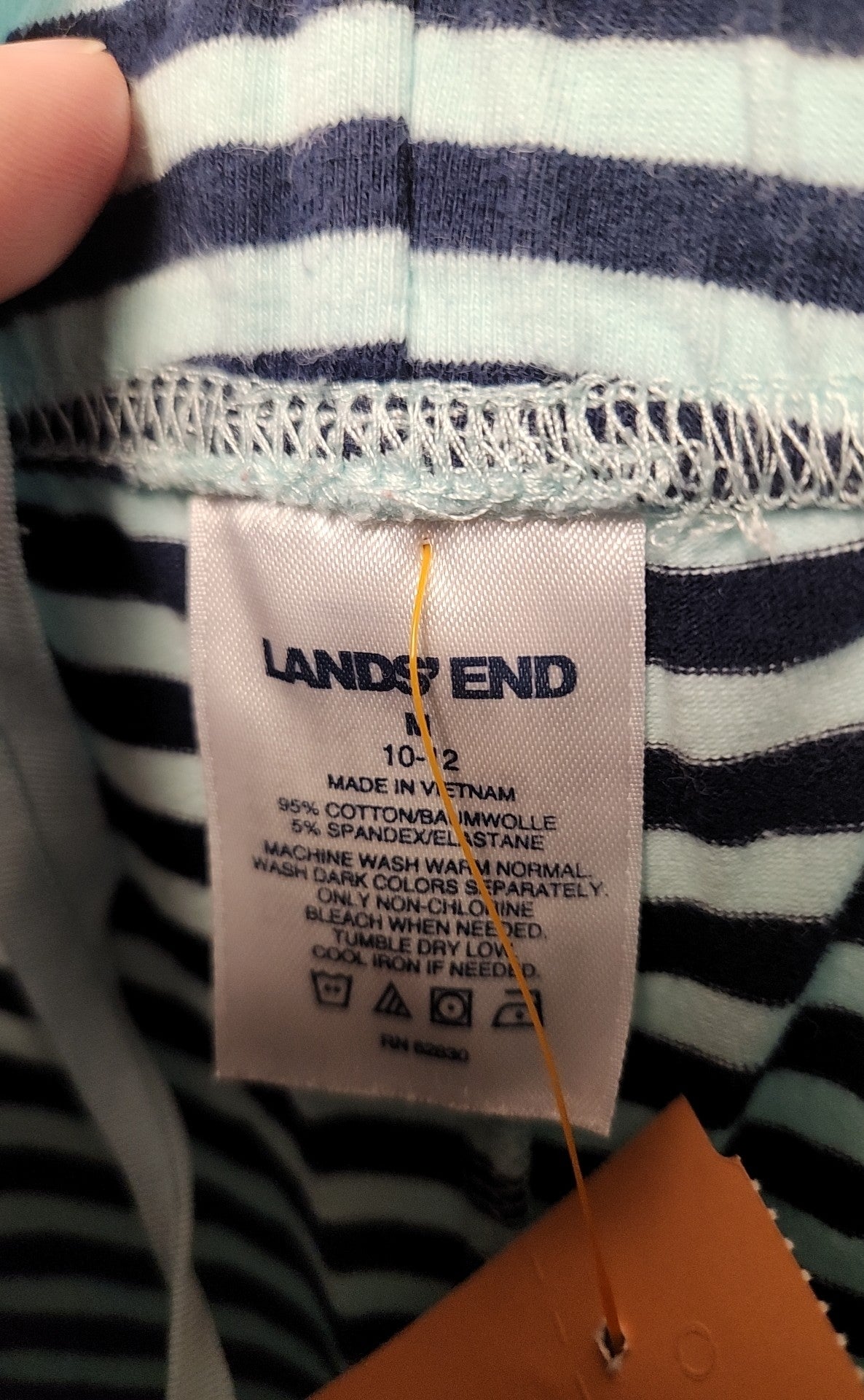 Lands End Women's Size M Blue PJ Bottoms