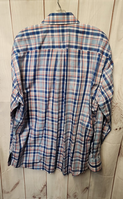 Peter MIllar Men's Size XL Blue Shirt