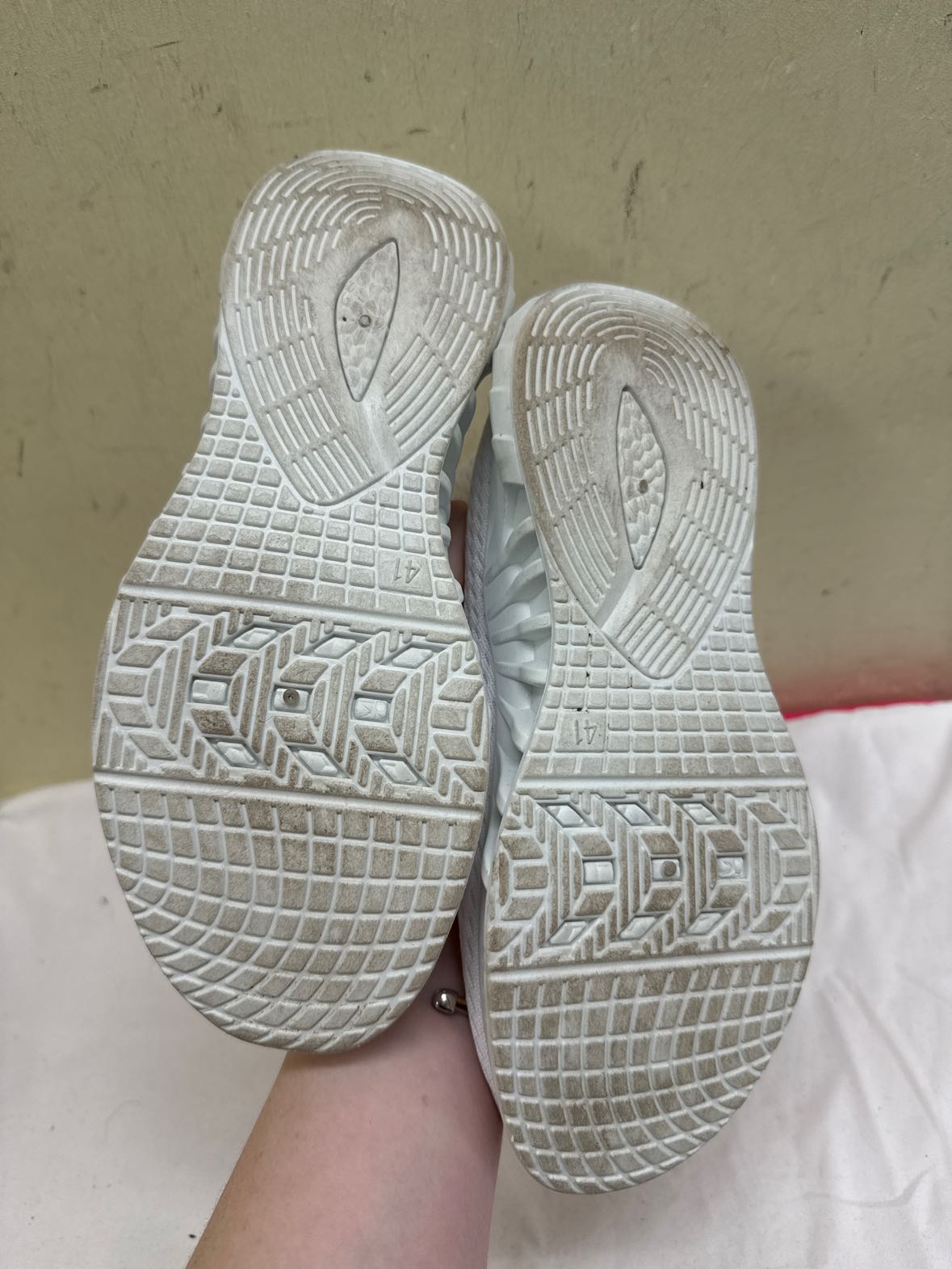 Women's Size 41 = 10-1/2 White Sneakers