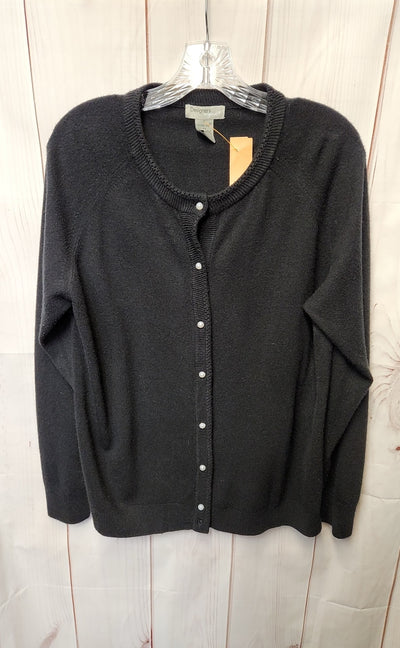 Designer Originals Women's Size XXL Black Cardigan