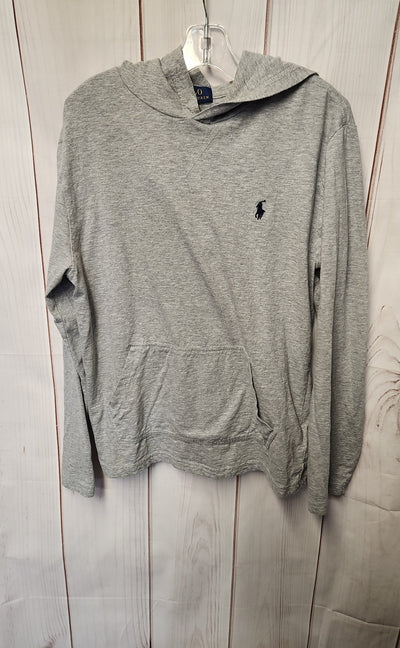 Polo by Ralph Lauren Boy's Size 14/16 Gray Shirt