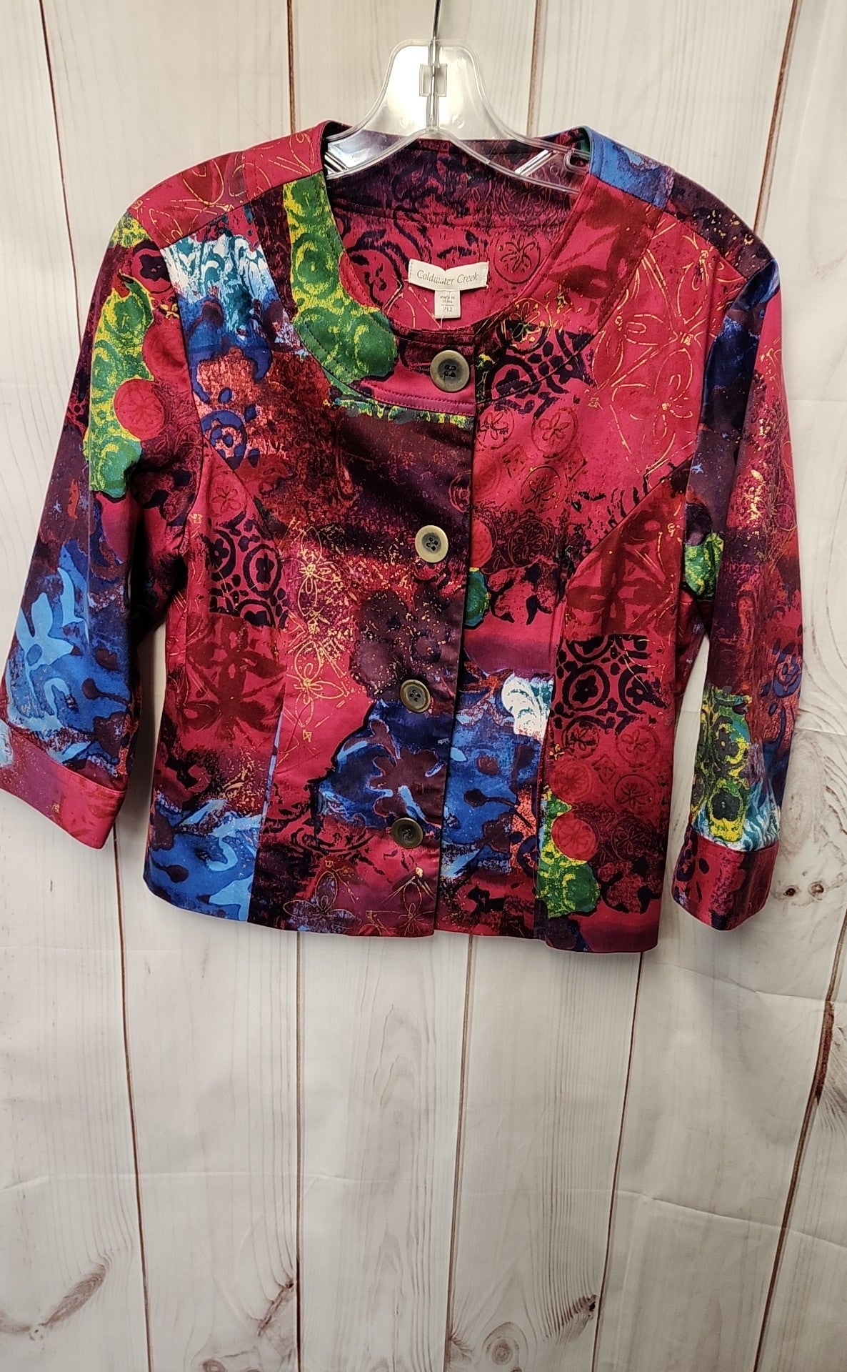 Coldwater Creek Women's Size 12 Petite Pink Jacket