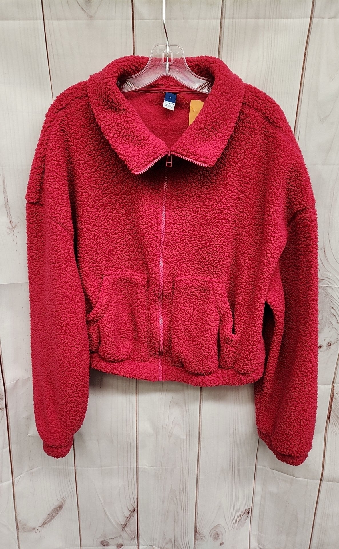 Old Navy Women's Size S Pink Full Zip Sweatshirt