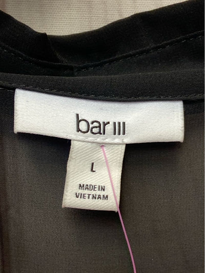 Bar III Women's Size L Black Cover-Up